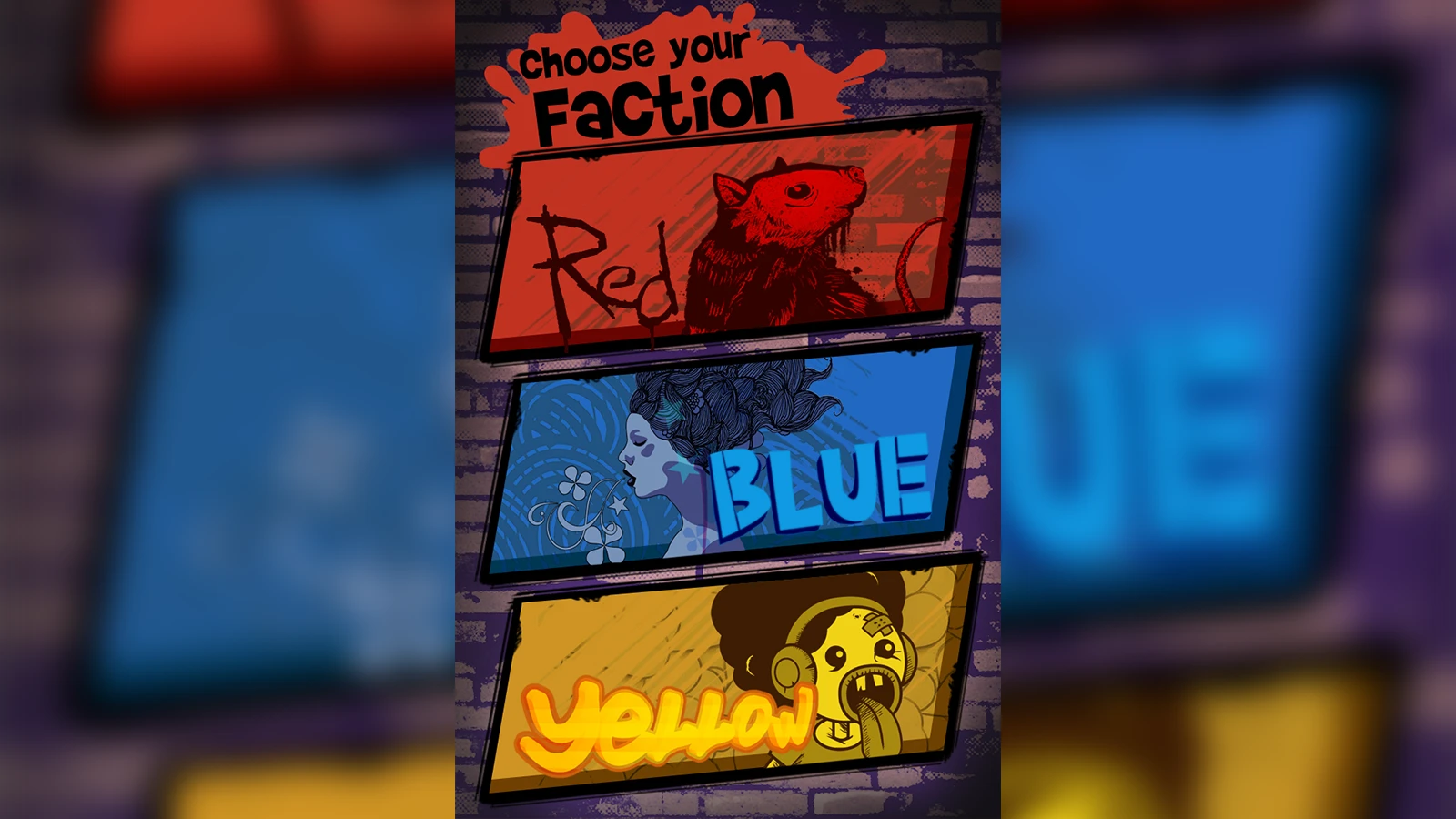 screenshot faction selection Hidden Resistance